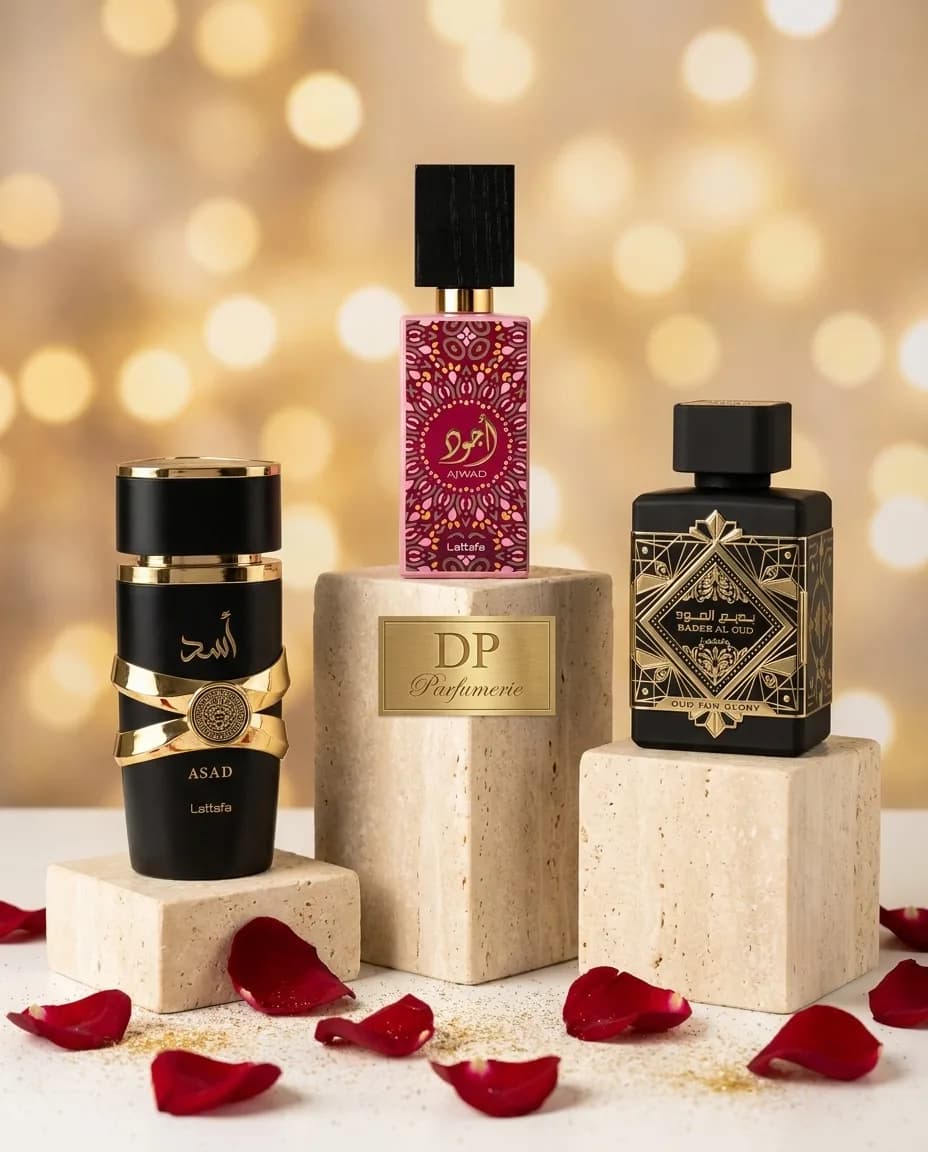 Lot Lattafa — Ajwad Pink to Pink, Asad & Badee Al Oud For Glory
