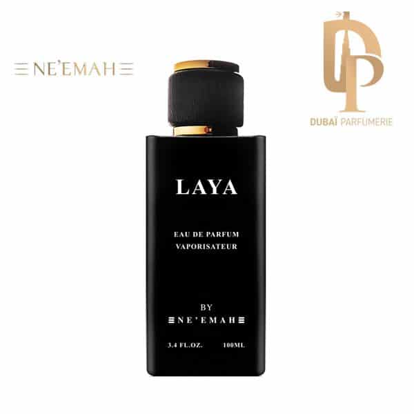 laya perfume on a white background